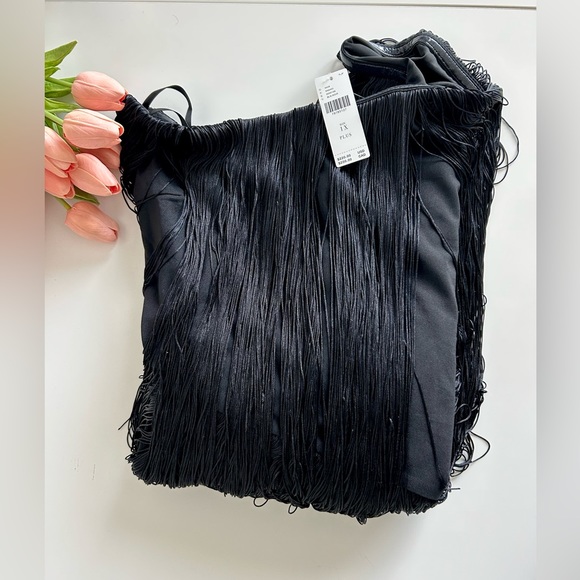 Anthropologie hutch one shoulder fringed mini dress - Picture 16 of 16